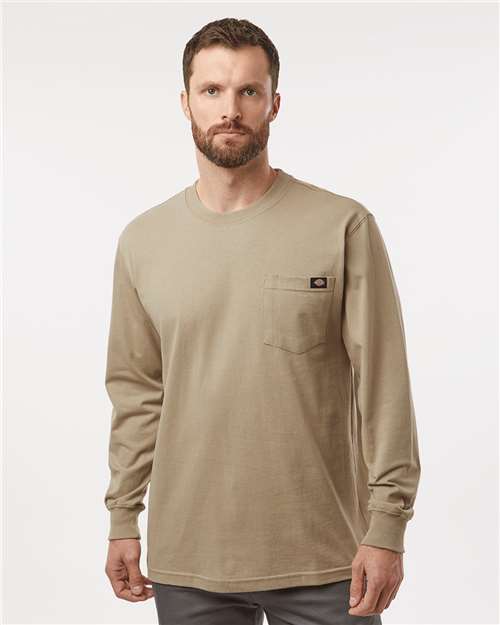 Dickies Men's Tall Traditional Heavyweight Long Sleeve T-Shirt WL50T