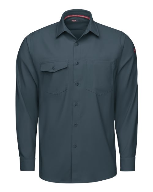 Red Kap Men's Cooling Long Sleeve Work Shirt TSM4