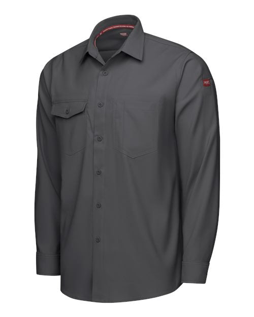 Red Kap Men's Cooling Long Sleeve Work Shirt TSM4