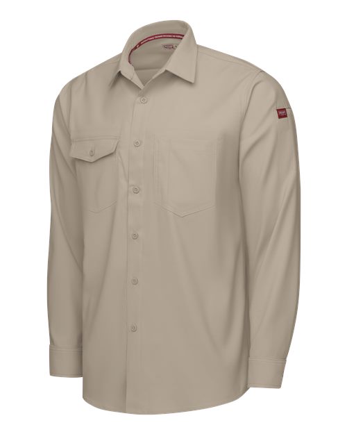 Red Kap Men's Cooling Long Sleeve Work Shirt TSM4