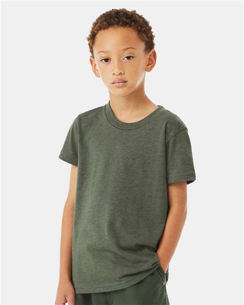 BELLA + CANVAS Youth CVC Jersey Tee 3001YCVC