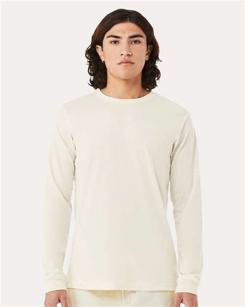BELLA + CANVAS Heather CVC Long Sleeve Tee 3501CVC