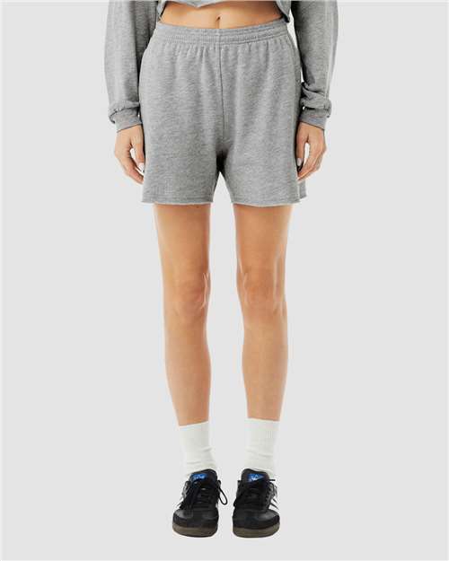 BELLA + CANVAS Women's Cutoff Fleece Shorts 3787