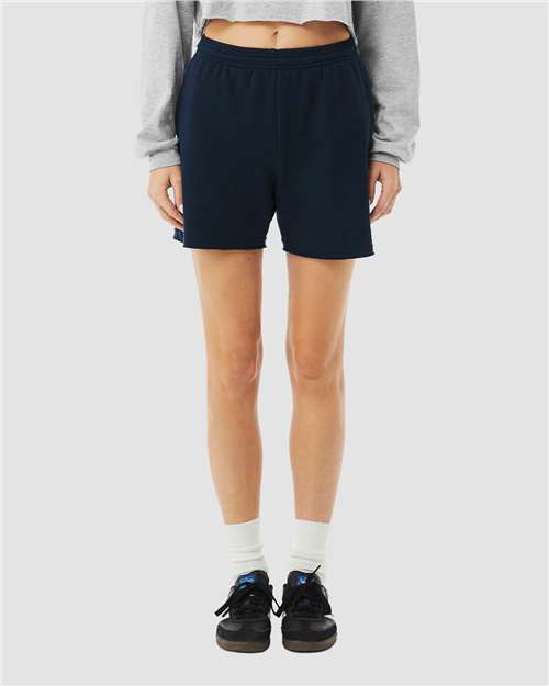 BELLA + CANVAS Women's Cutoff Fleece Shorts 3787