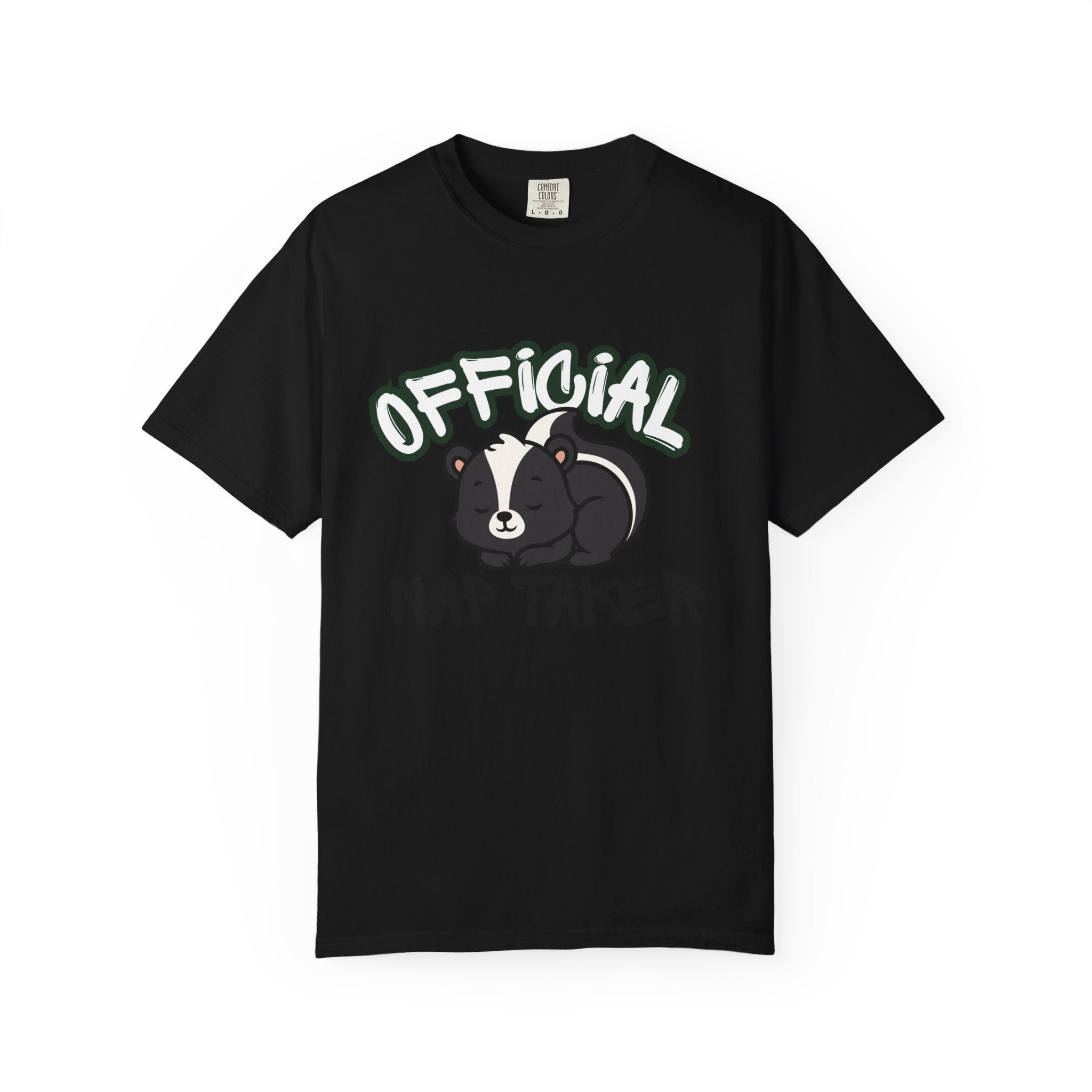 Official Nap Taker T-Shirt | Cute Sleeping Skunk Shirt | Funny Nap Lover Gift
