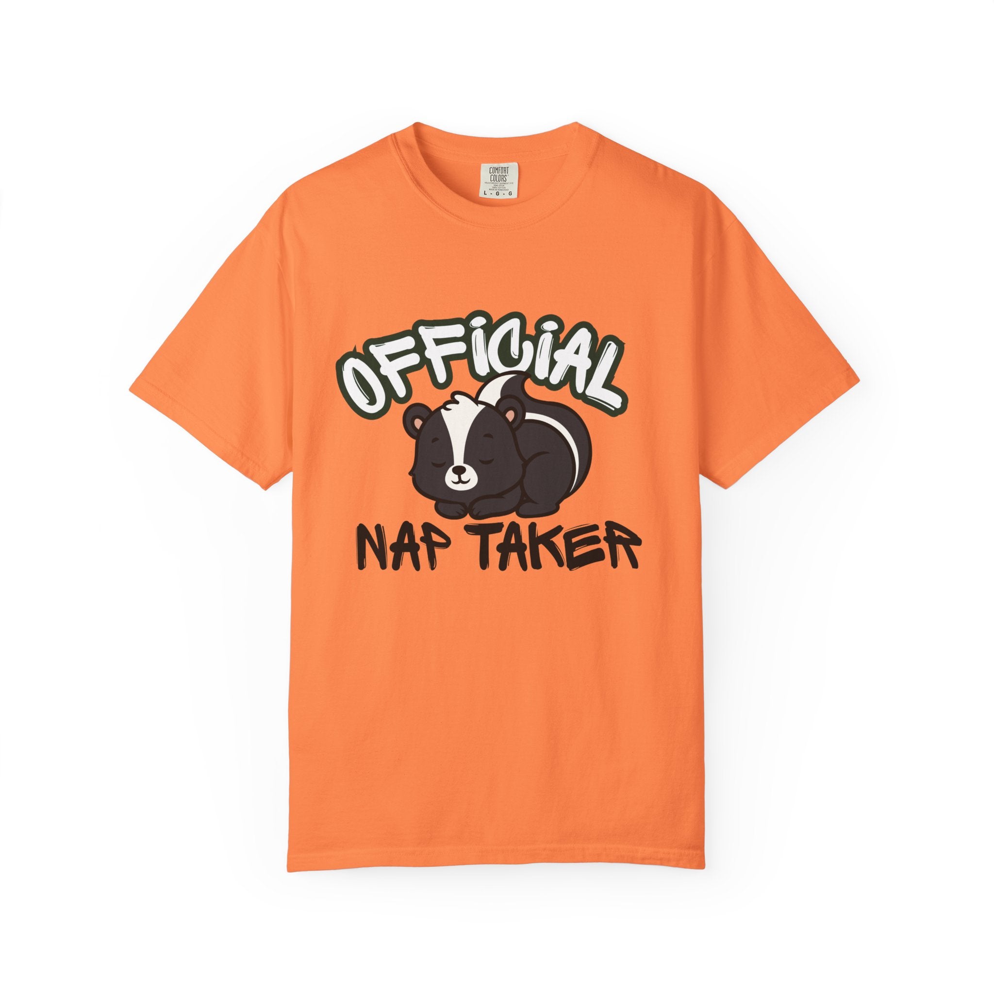 Official Nap Taker T-Shirt | Cute Sleeping Skunk Shirt | Funny Nap Lover Gift