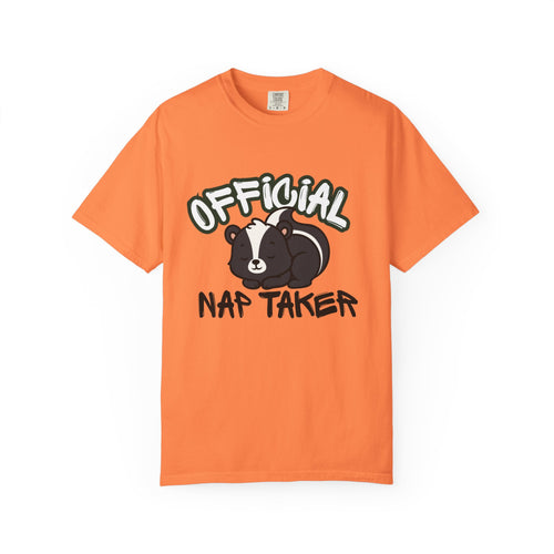 Official Nap Taker T-Shirt | Cute Sleeping Skunk Shirt | Funny Nap Lover Gift