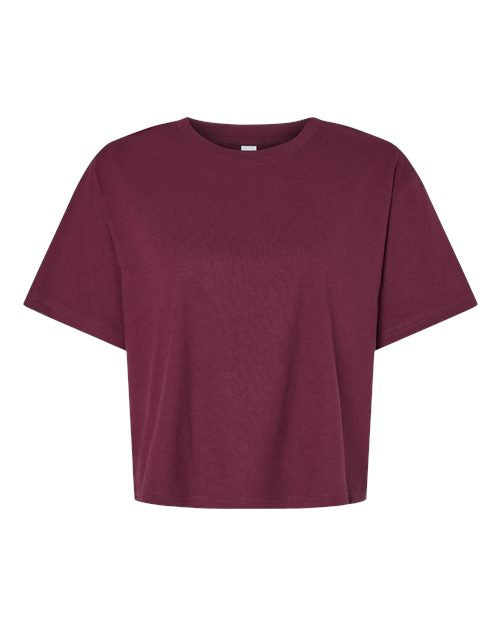 American Apparel Women's Fine Jersey Boxy Tee 102