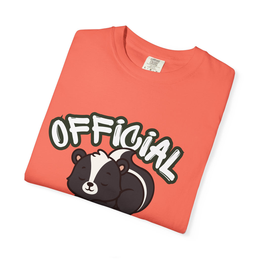Official Nap Taker T-Shirt | Cute Sleeping Skunk Shirt | Funny Nap Lover Gift