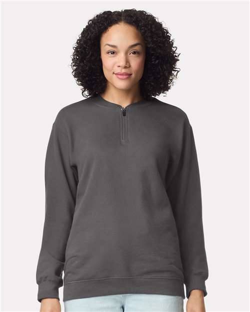 Gildan Unisex Softstyle® Midweight 1/4 Zip Sweatshirt SF008