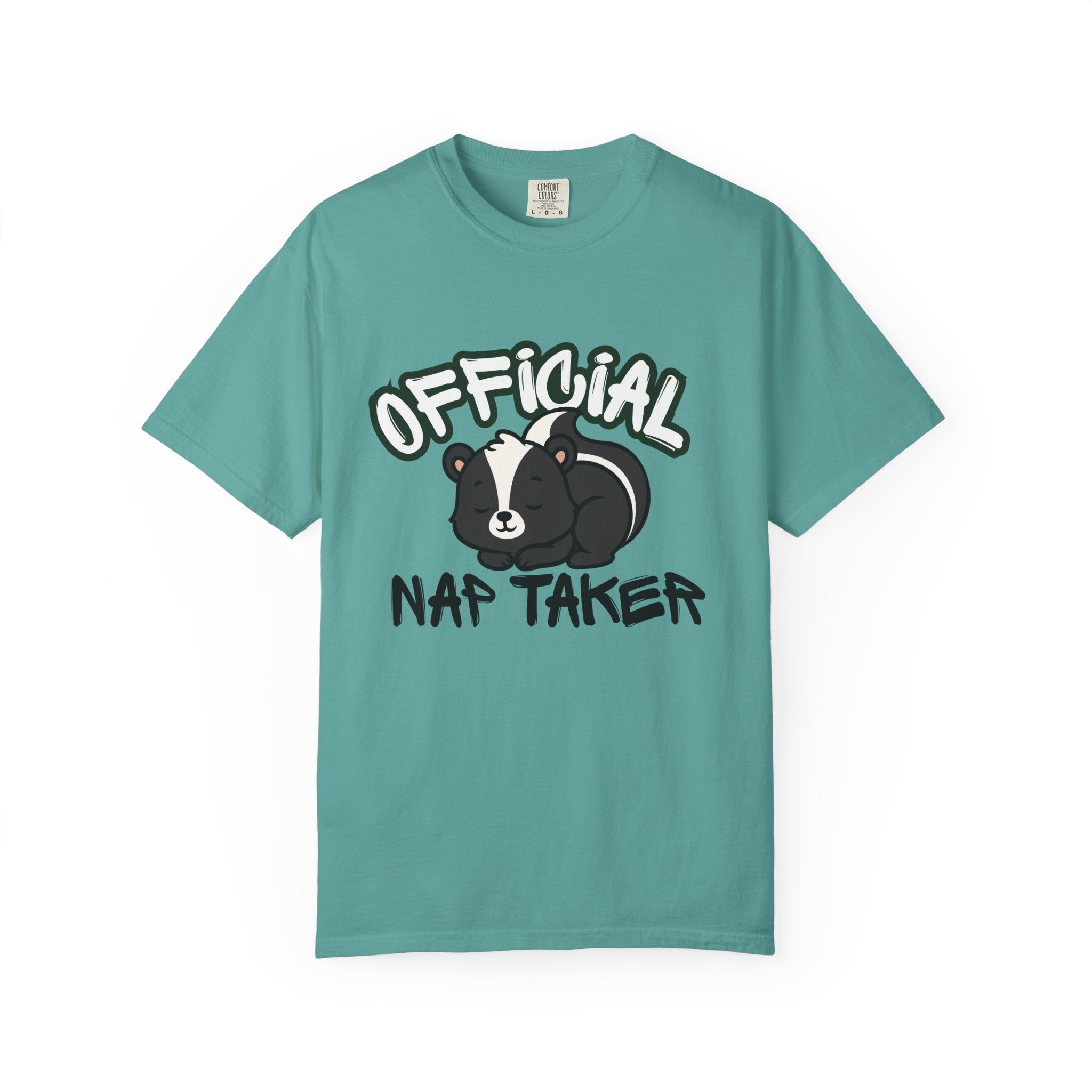 Official Nap Taker T-Shirt | Cute Sleeping Skunk Shirt | Funny Nap Lover Gift