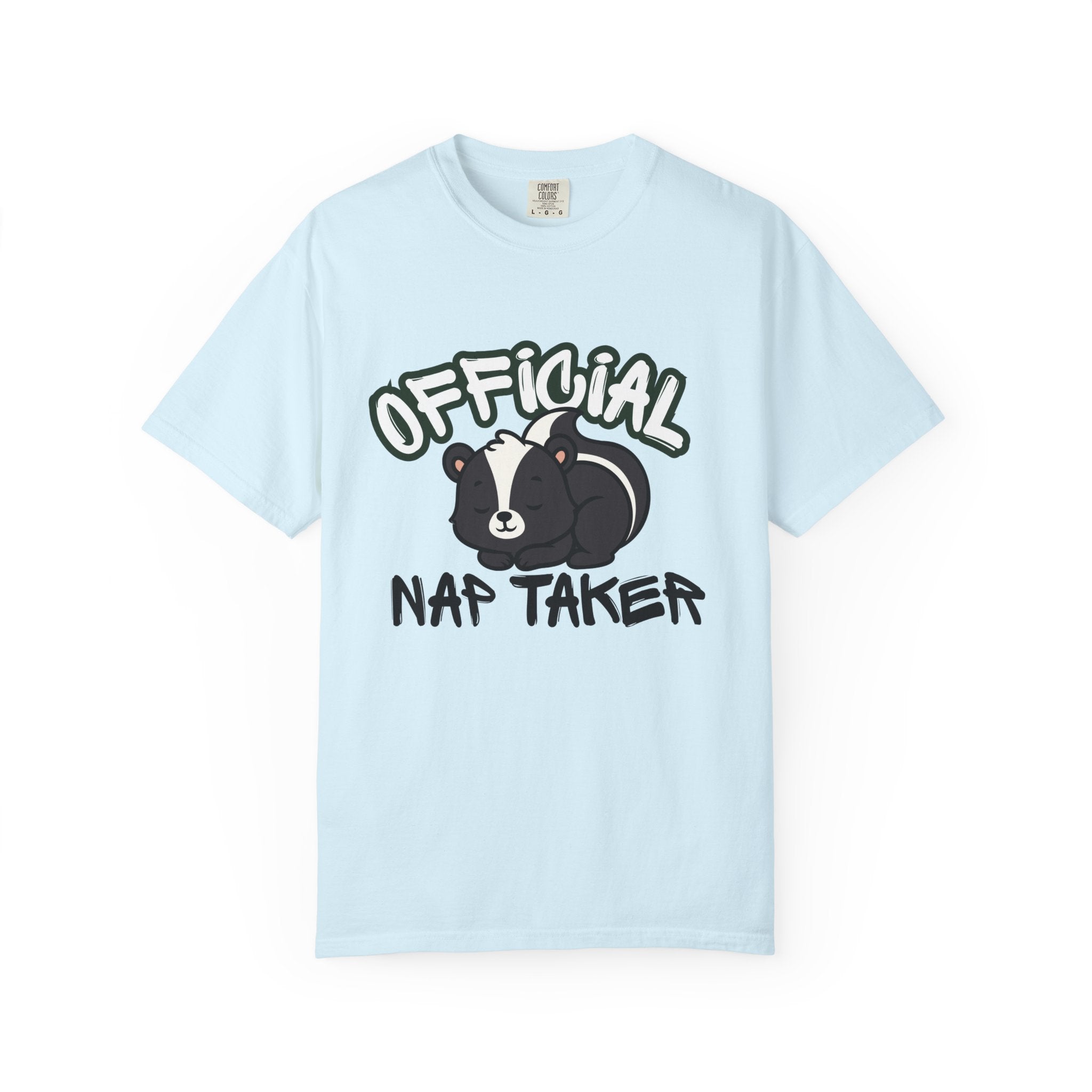 Official Nap Taker T-Shirt | Cute Sleeping Skunk Shirt | Funny Nap Lover Gift