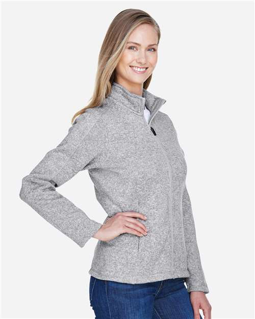 Devon & Jones Women's Bristol Full-Zip Sweater Fleece Jacket DG793W