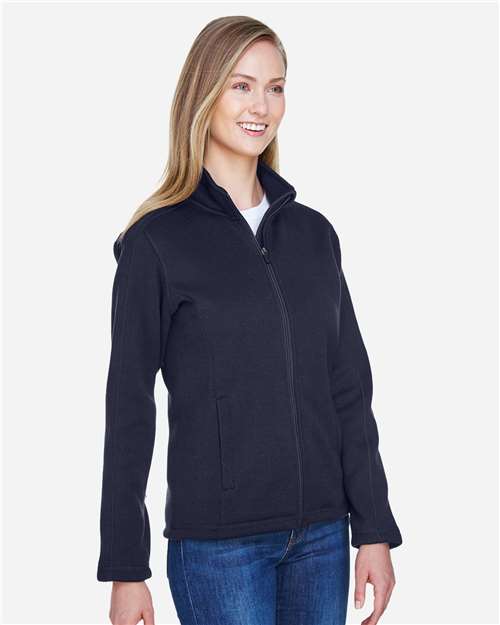 Devon & Jones Women's Bristol Full-Zip Sweater Fleece Jacket DG793W