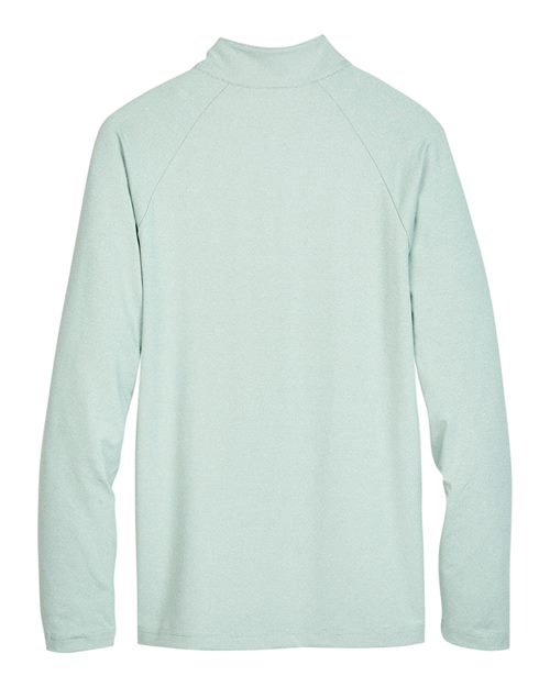 Devon & Jones Men's CrownLux Performance® Clubhouse Micro-Stripe Quarter-Zip Pullover DG480