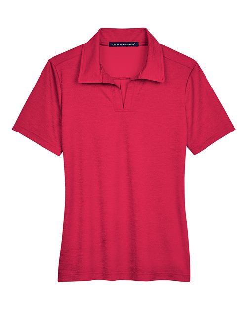 Devon & Jones Women's CrownLux Performance® Address Melange Polo DG22W
