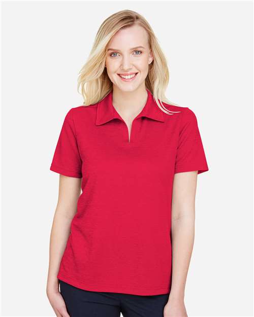 Devon & Jones Women's CrownLux Performance® Address Melange Polo DG22W