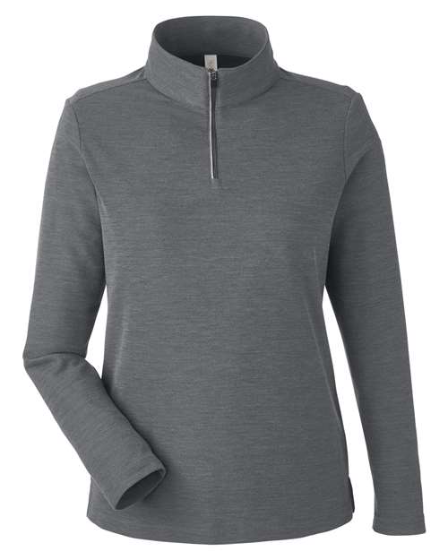 CORE365 Women's Fusion ChromaSoft™ Pique Quarter-Zip Pullover CE405W