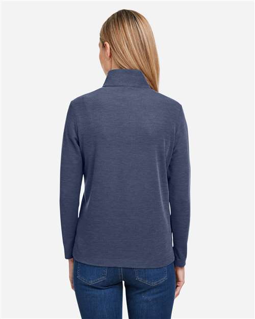 CORE365 Women's Fusion ChromaSoft™ Pique Quarter-Zip Pullover CE405W