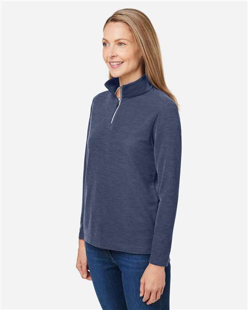 CORE365 Women's Fusion ChromaSoft™ Pique Quarter-Zip Pullover CE405W