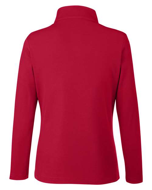 CORE365 Women's Fusion ChromaSoft™ Pique Quarter-Zip Pullover CE405W