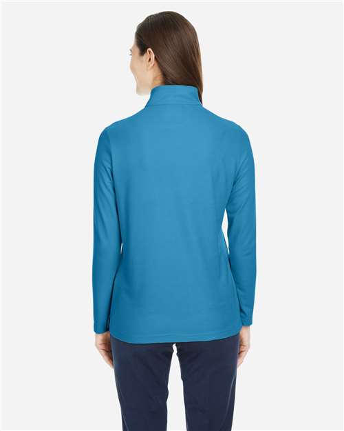 CORE365 Women's Fusion ChromaSoft™ Pique Quarter-Zip Pullover CE405W