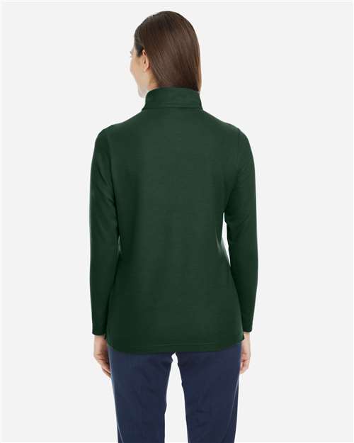 CORE365 Women's Fusion ChromaSoft™ Pique Quarter-Zip Pullover CE405W