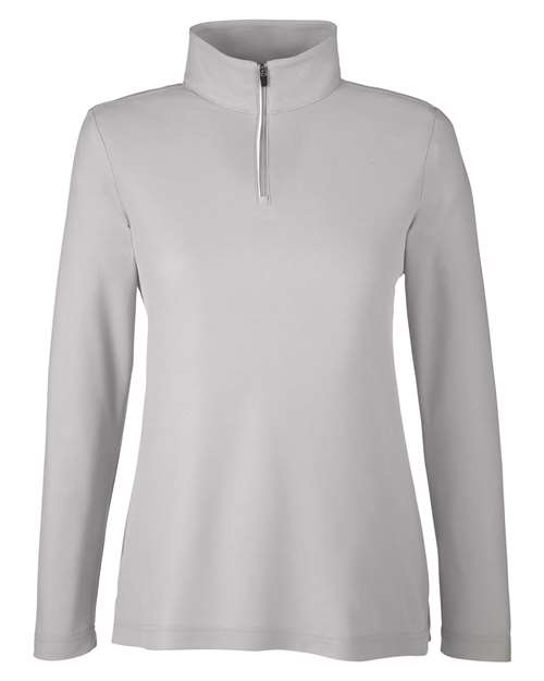 CORE365 Women's Fusion ChromaSoft™ Pique Quarter-Zip Pullover CE405W