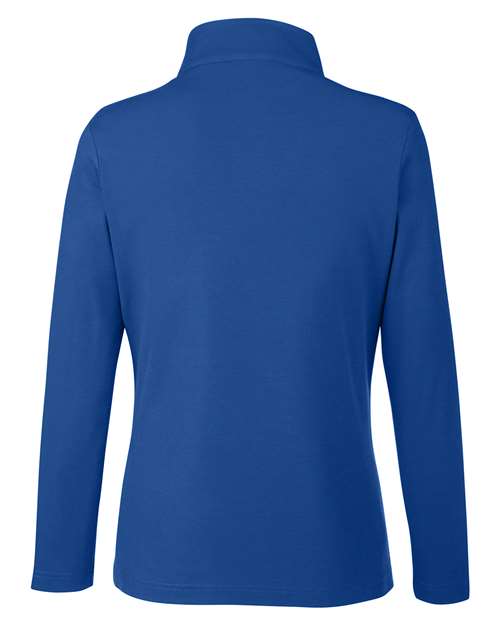 CORE365 Women's Fusion ChromaSoft™ Pique Quarter-Zip Pullover CE405W