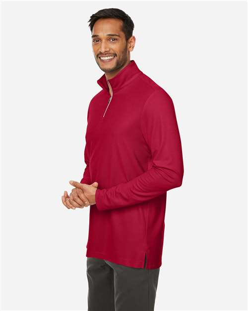 CORE365 Men's Fusion ChromaSoft™ Pique Quarter-Zip Pullover CE405