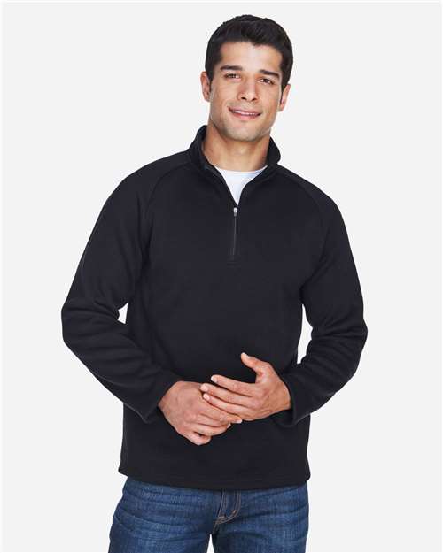 Devon & Jones Unisex Bristol Sweater Fleece Quarter-Zip Pullover DG792