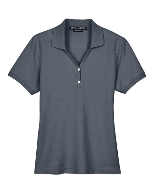 Devon & Jones Women's Pima Piqué Polo D100W