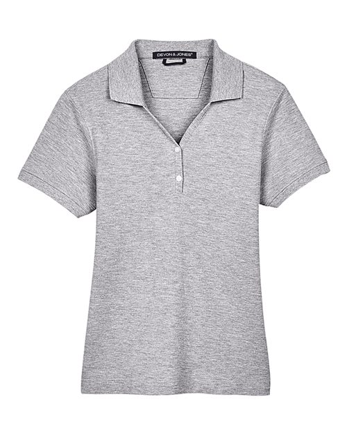 Devon & Jones Women's Pima Piqué Polo D100W