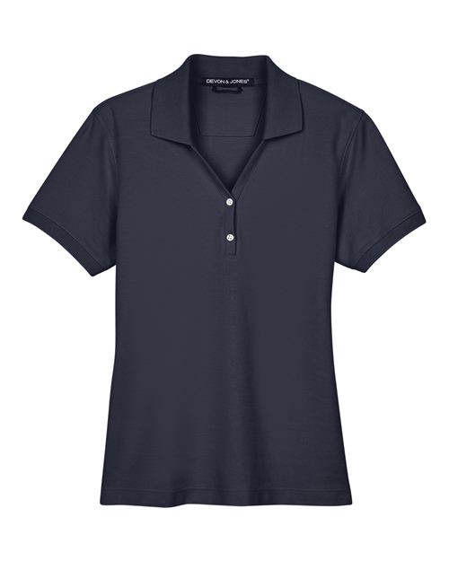 Devon & Jones Women's Pima Piqué Polo D100W