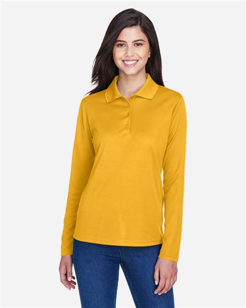 CORE365 Women's Pinnacle Performance Long Sleeve Piqué Polo 78192
