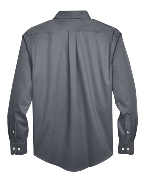 Devon & Jones Men's Crown Collection® Solid Stretch Twill Woven Dress Shirt DG530