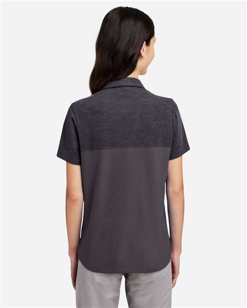 CORE365 Women's Fusion ChromaSoft™ Colorblock Polo CE112CW