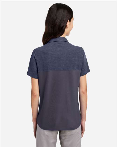 CORE365 Women's Fusion ChromaSoft™ Colorblock Polo CE112CW