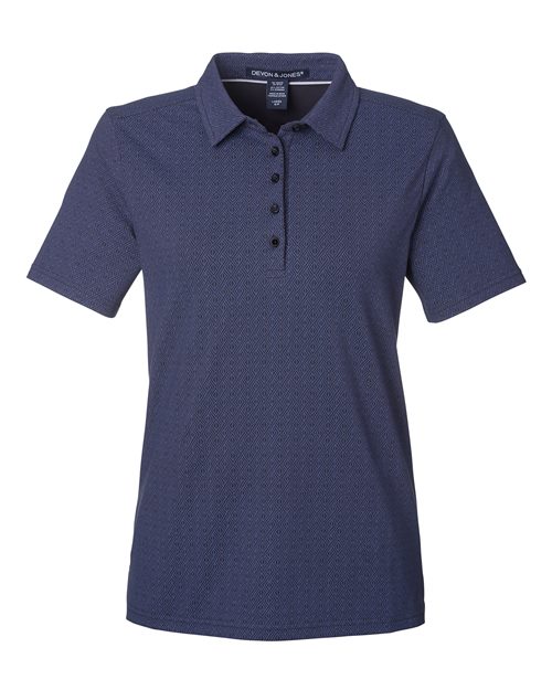 Devon & Jones Women's Crownlux Performance® Geo Polo DG101W