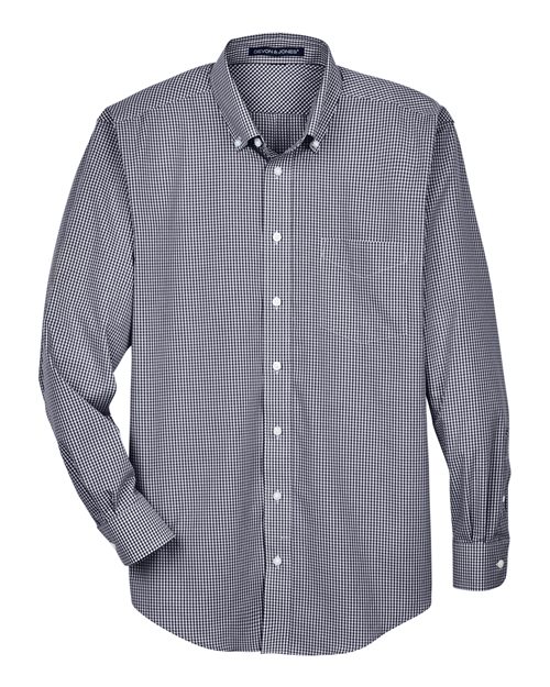 Devon & Jones Men's Crown Collection® Gingham Check Woven Dress Shirt D640