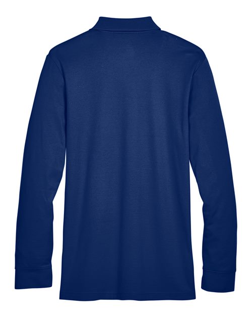 Devon & Jones Men's CrownLux Performance® Plaited Long Sleeve Polo DG20L