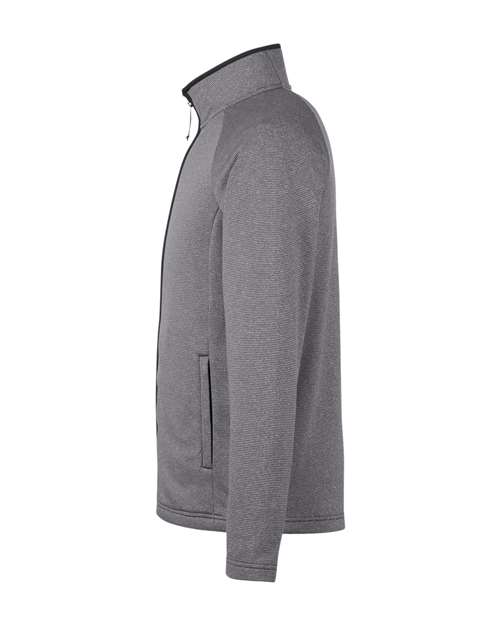 CORE365 Men's Venture Heathered Stripe Full-Zip Jacket CE72