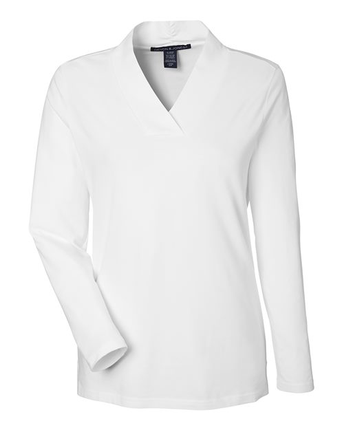 Devon & Jones Women's Raleigh Shawl Collar Knit Top DP121W