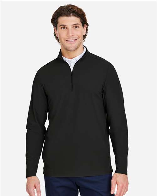 Devon & Jones Men's CrownLux Performance® Windsor Welded Quarter-Zip Pullover DG410