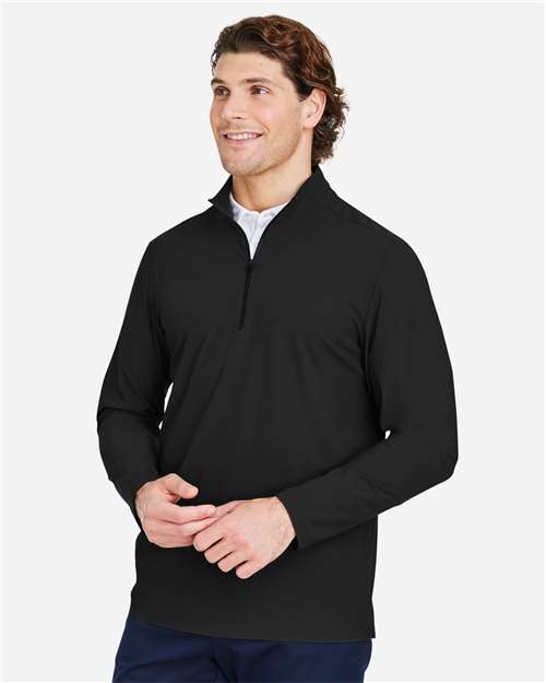 Devon & Jones Men's CrownLux Performance® Windsor Welded Quarter-Zip Pullover DG410