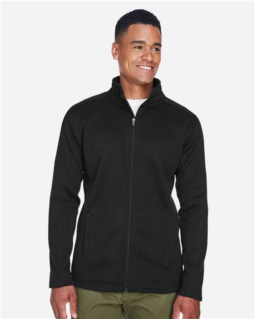 Devon & Jones Men's Bristol Full-Zip Sweater Fleece Jacket DG793