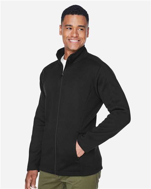 Devon & Jones Men's Bristol Full-Zip Sweater Fleece Jacket DG793