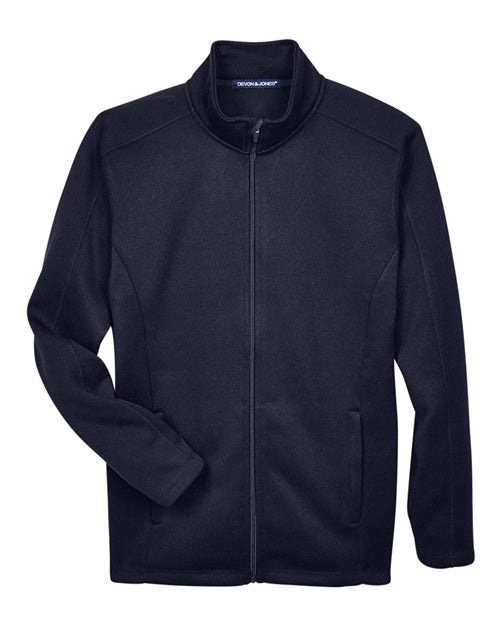 Devon & Jones Men's Bristol Full-Zip Sweater Fleece Jacket DG793
