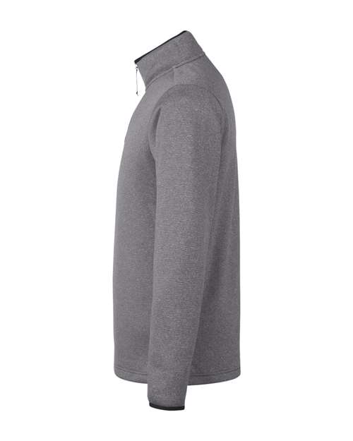 CORE365 Men's Venture Heathered Stripe Quarter-Zip Pullover CE73