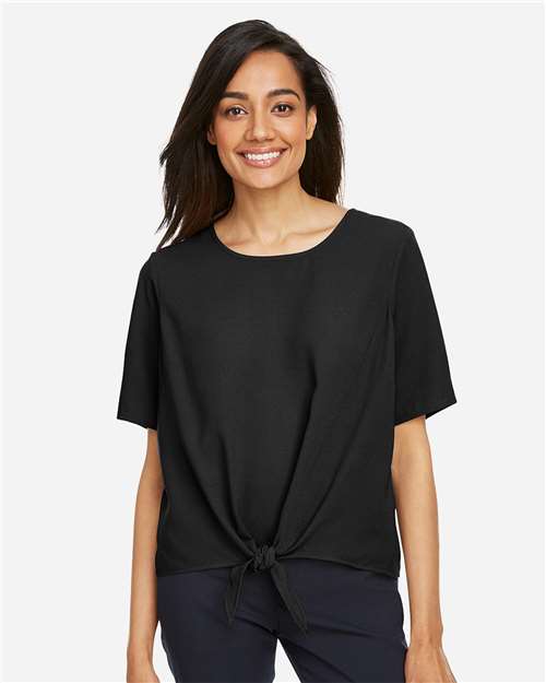 Devon & Jones Women's Perfect Fit™ Tie Front Blouse DP617W